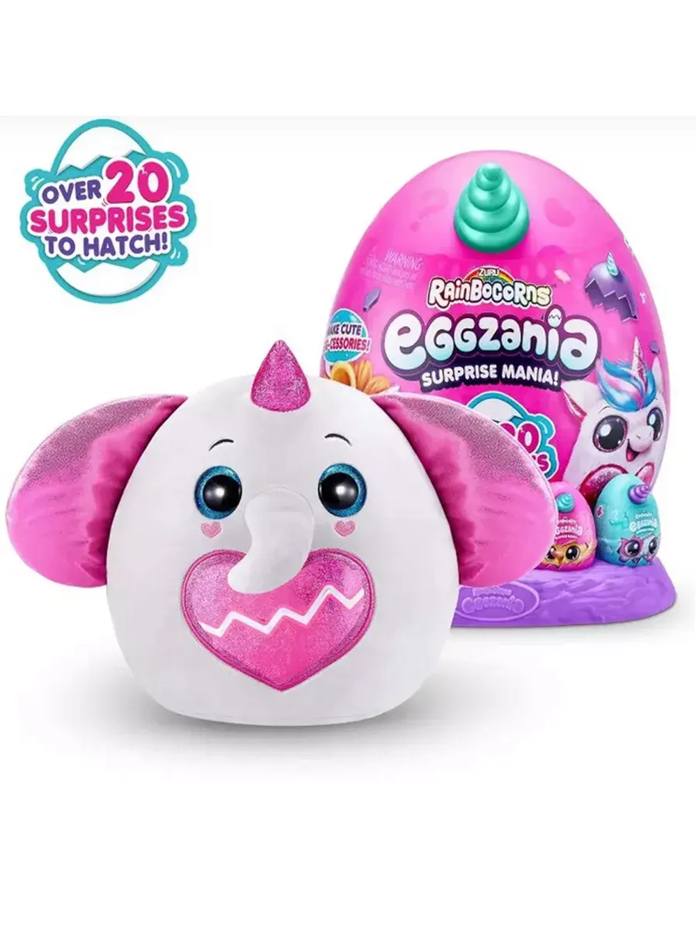 Мягкая игрушка сюрприз яйцо Rainbocorns Eggzania