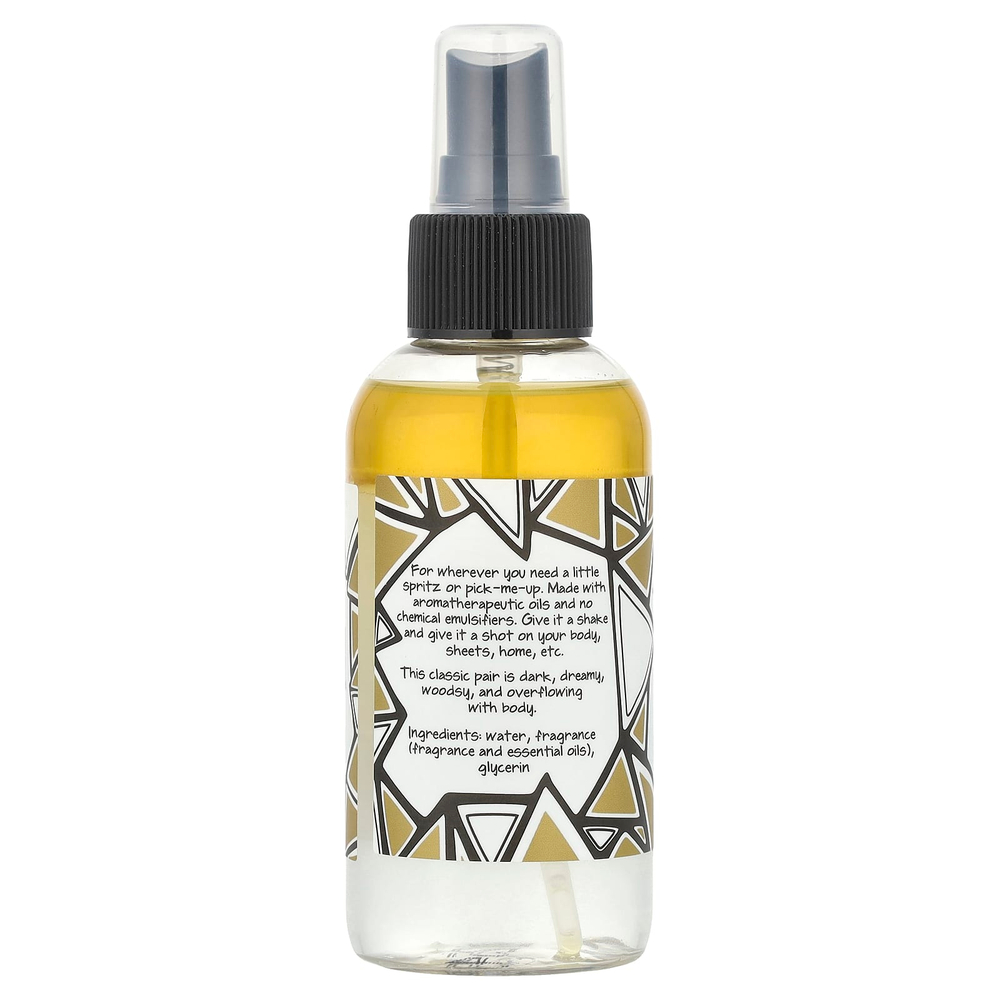 ZUM, Zum Mist, ароматерапевтический спрей для комнаты и тела, Frankincense & Myrrh (ладан и мирра), 118 мл (4 жидк. унции)