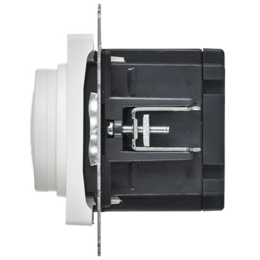 BRITE Светорегулятор поворотно-нажимной 600Вт СС10-1-0-БрАБ арктический белый IEK