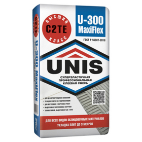 Клей для плитки Юнис MaxiFlex U-300 25 кг