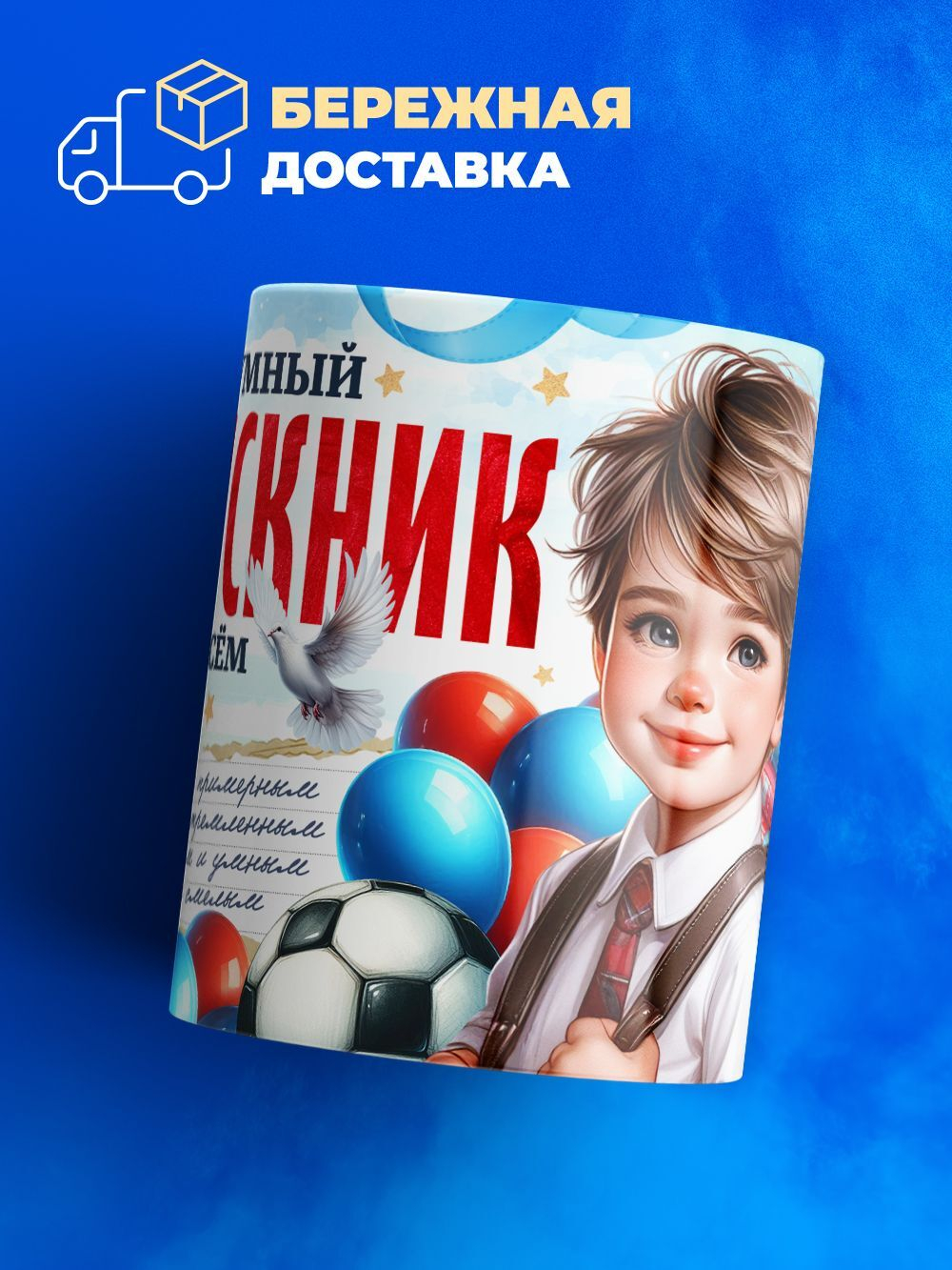 Кружка, подарок выпускнику, 330мл, 1шт