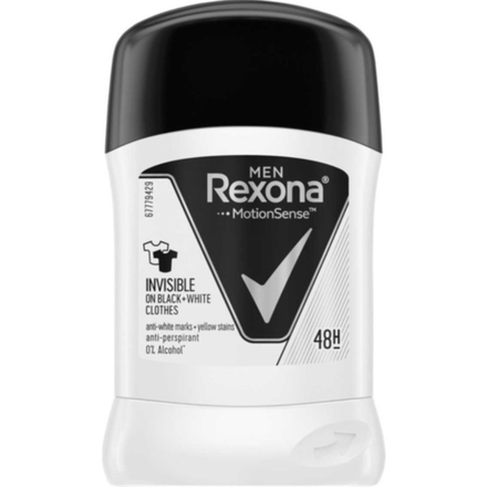 Дезодорант-антиперспирант Rexona Men Black&White стик 40 мл