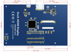 5inch HDMI DISPLAY (A), HDMI дисплей 800×480px с резистивной сенсорной панелью для Raspberry Pi