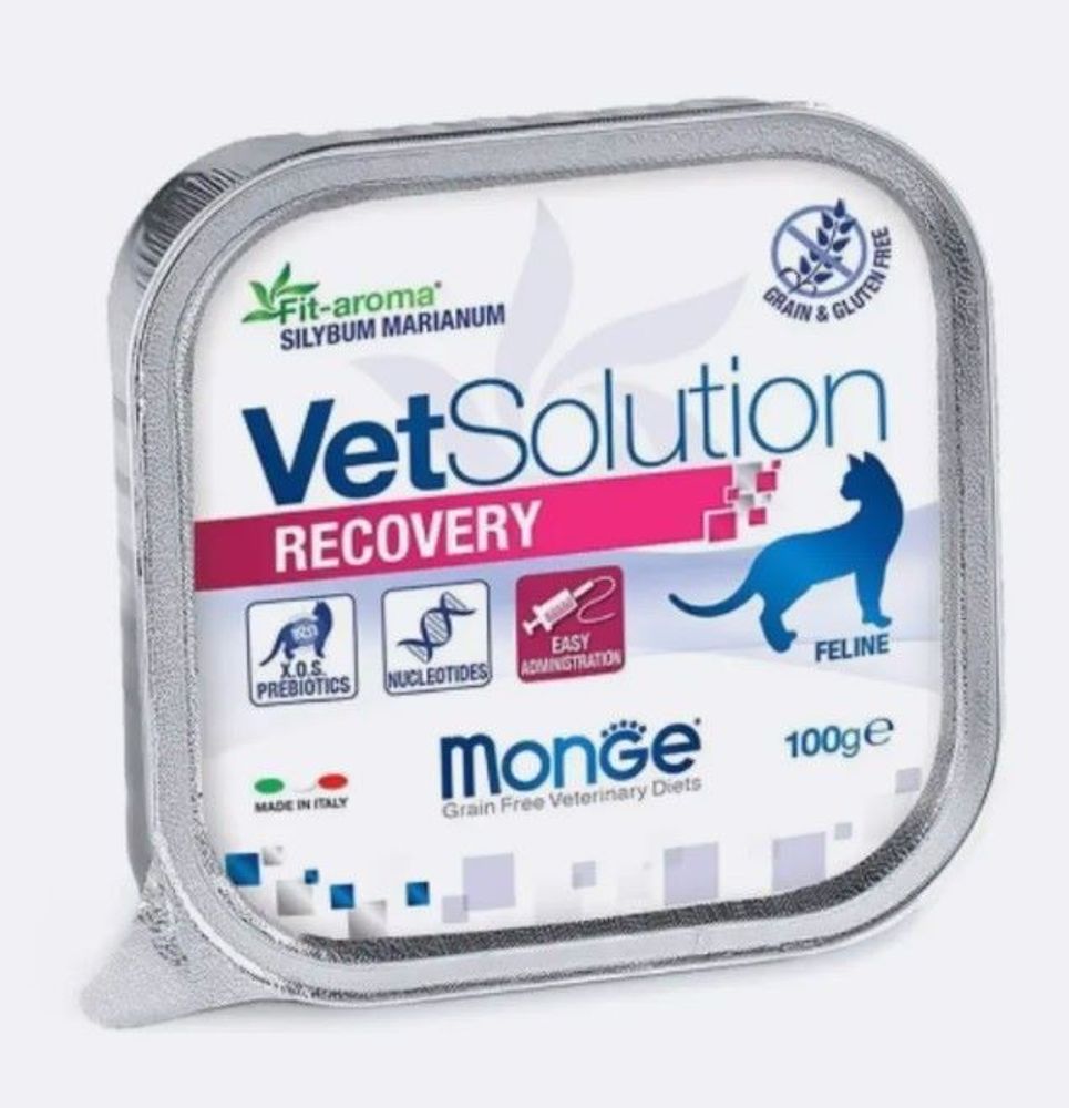 Monge VetSolution Cat Recovery влажная диета для кошек Рекавери 100 г