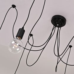 Люстра Spider Black L6 Imperiumloft By Imperiumloft