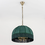 Citilux Базель CL407152 Люстра подвесная с зелёным абажуром