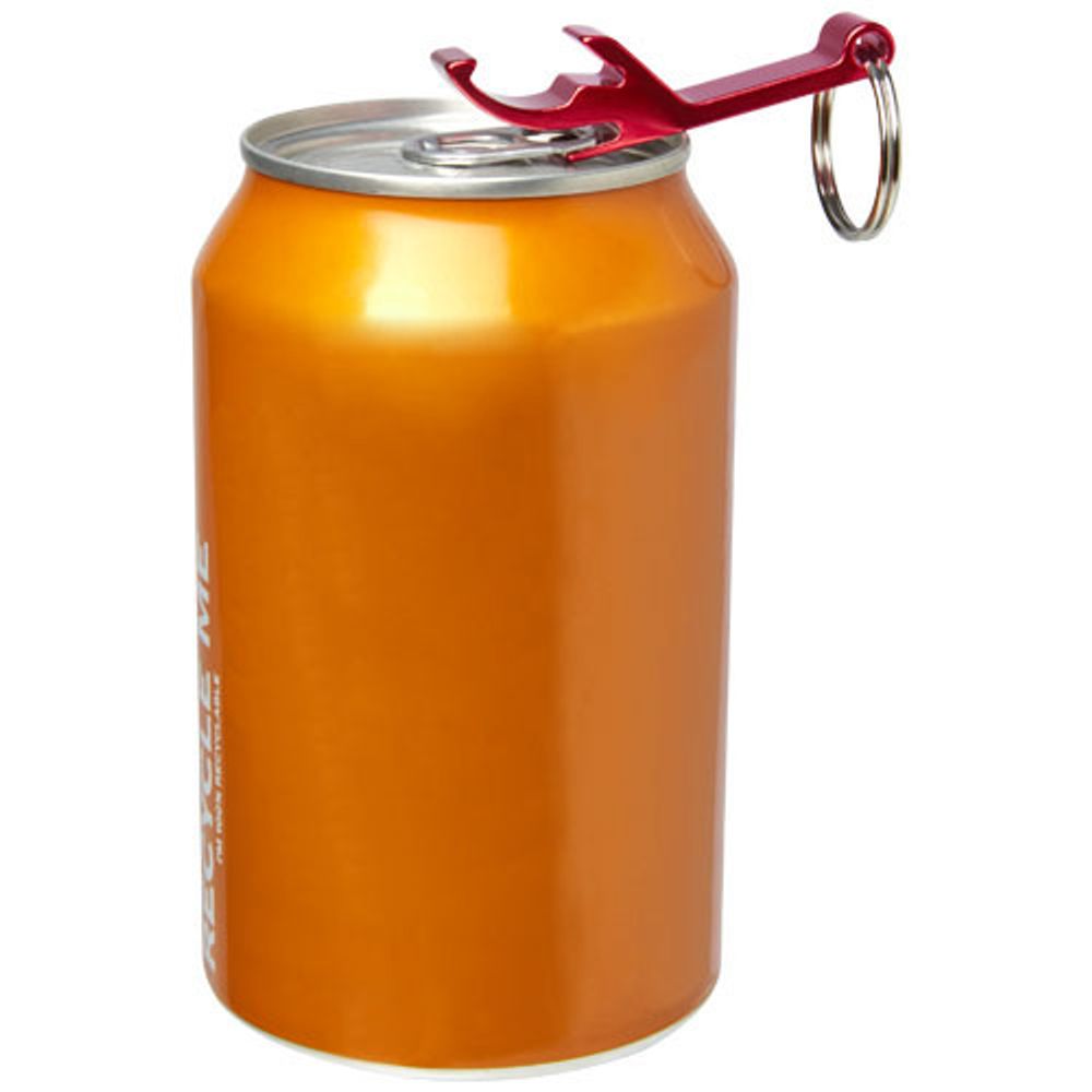 Бутылка Tao из переработанного алюминия, сертифицированного по стандарту RCS, и открывалка для банок с брелоком