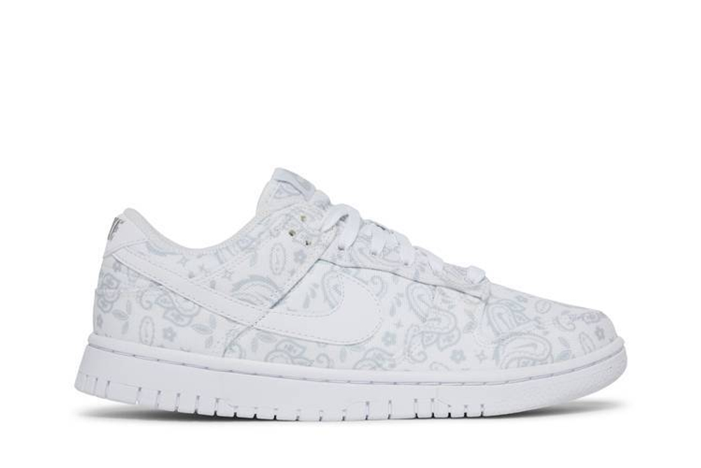 Кроссовки Nike Dunk Low Ess "White Paisley" (Женская размерная сетка)