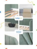 Диван - кровать 180х90 см Stitch ткань Микровелюр