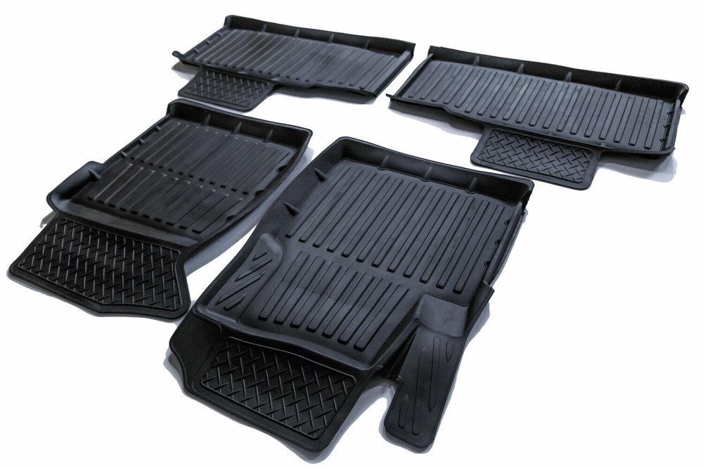 Коврики резиновые в салон 3D STANDART для Uaz Patriot (2005-2013) SRTK.UA.PAT.05G.01X12