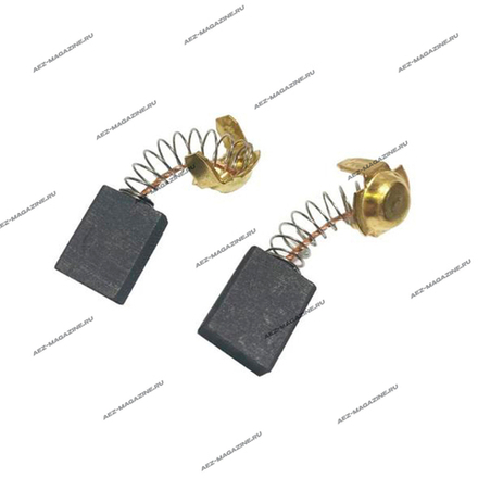 Электроугольная щётка 7x13x16 пружина, пятак-уши подходит для HITACHI в коробочке