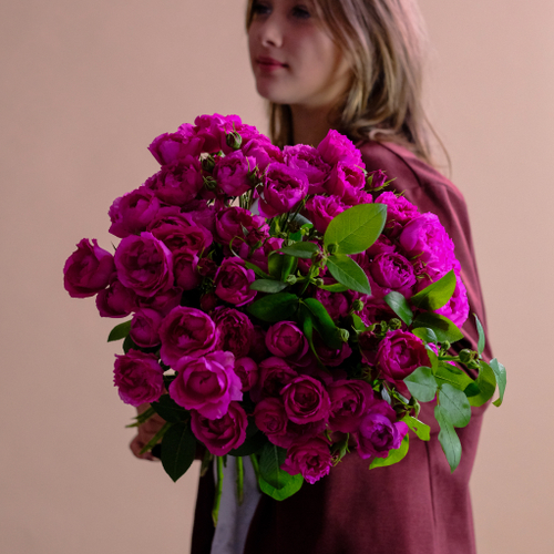Купить Букет пионовидных роз «‎Рич» #12