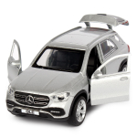 Модель ин. мет. "Mercedes-Benz GLE" 12см, двери, багаж, серебристый, в коробка GLE-12-SR (Технопарк)
