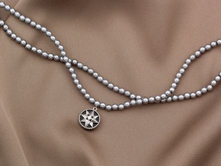 Нить бусин из гематита 3мм