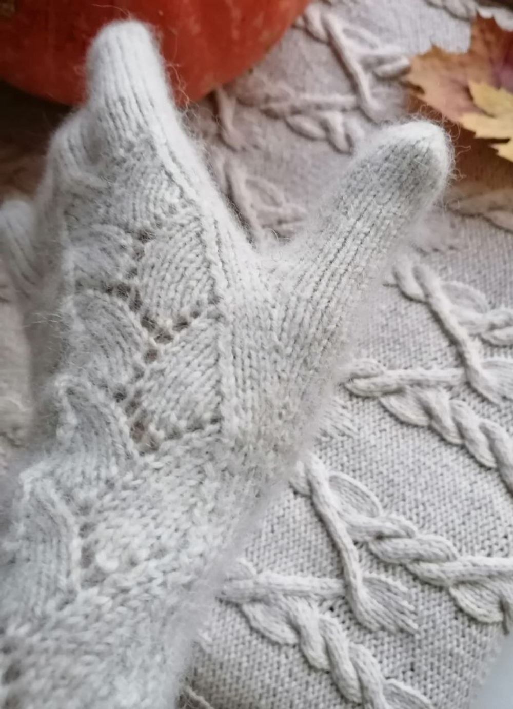 Мастер-класс "Идеальные кашемировые перчатки" на 3 пары. Спицы и доставка в подарок!