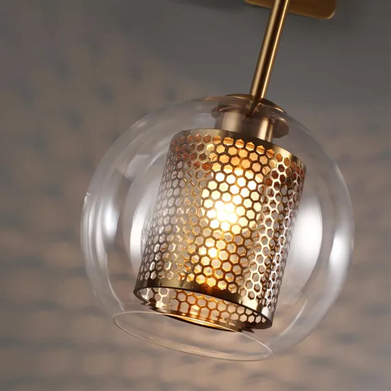 4939/1 PENDANT ODL22 401 античн.бронза/металл/прозрачный/стекло Подвес E27 1*40W CLOCKY