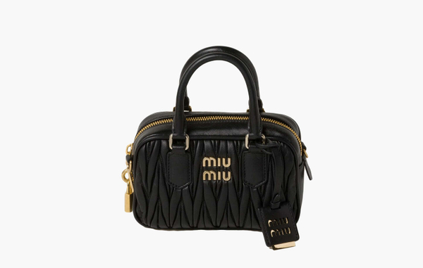 Сумка Miu Miu Matelassé Nappa Leather Arcadie Bag "Black"