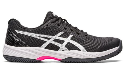 Мужские кроссовки теннисные Asics Gel-Game 9 Clay/OC - black/hot pink