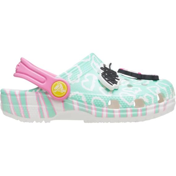 Crocs Classic Clog 'Party Animals Cheetah Pistachio'