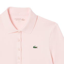 Женское поло Lacoste Slim Fit UV Protect Stretch Golf - Розовый