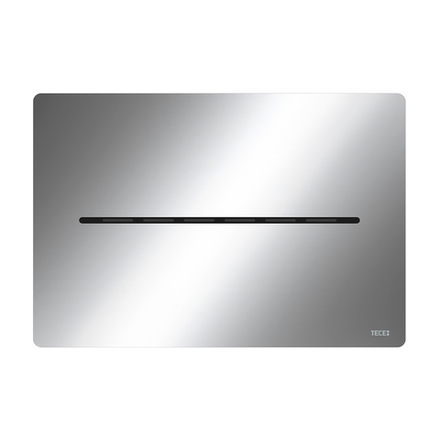 Металлическая панель смыва для унитаза TECEsolid с бесконтактной активацией, батарея 6 В, (хром глянцевый)