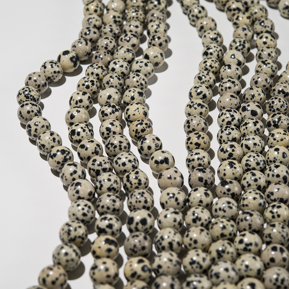 Аплит натуральный (Яшма далматин), 12,6мм, шар
