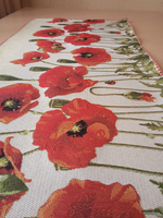 Гобеленовая столешница Маки 39х89