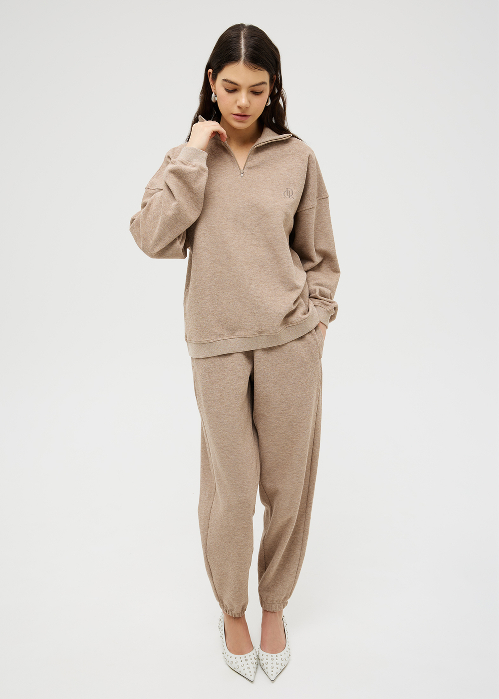 Свитшот с молнией