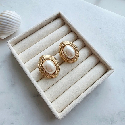 Клипсы Givenchy с жемчугом