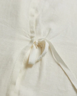 ZARA HOME ОДНОТОННЫЙ ЛЬНЯНОЙ ЧЕХОЛ ДЛЯ ДЕКОРАТИВНОЙ ПОДУШКИ, ЭКРЮ