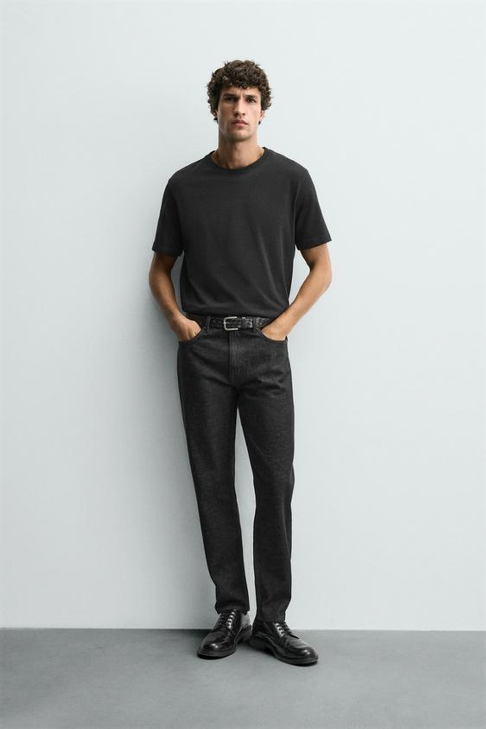 ZARA ДЖИНСЫ SLIM FIT, ЧЕРНЫЙ