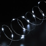 Гирлянда для дома НИТЬ «Роса» 10 м 100 ламп LED, 8 реж,IP-20, Белый