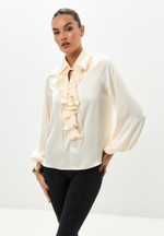 Блузка с жабо