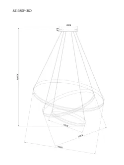 Подвесная люстра Arte Lamp MERIDIANA