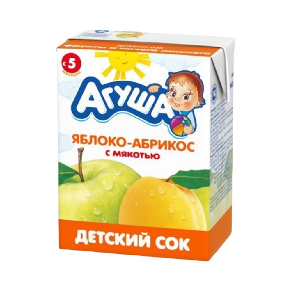 Сок "Агуша" ябл-абрикос 200мл
