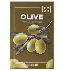 The Saem Natural Olive Mask Sheet Маска тканевая с экстрактом оливы