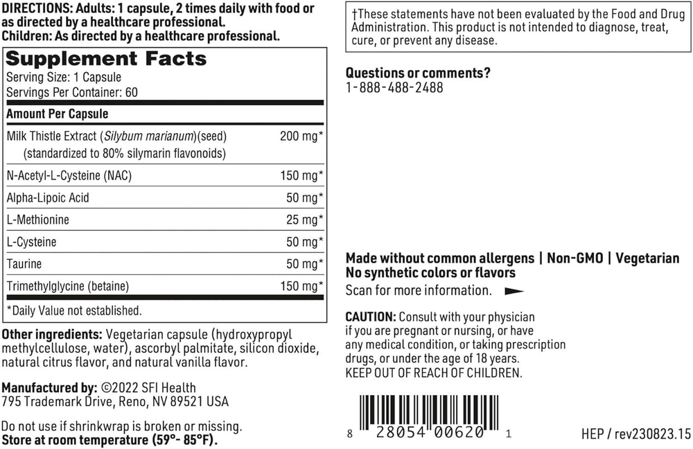 Klaire Labs - HepatoThera 60 capsules