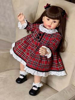 Кукла Реборн мягконабивная 60см в пакете (FA-008)