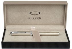 Перьевая ручка Parker Sonnet Cisele Decal F535 Silver CT