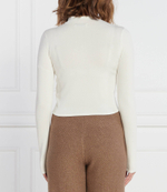 Блузка RHINESTONE LOGO GUESS - белый(W3BR07 Z2YK2)