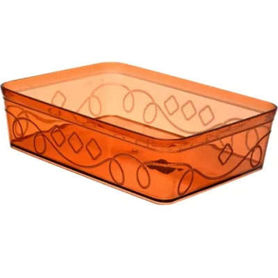 Контейнер для хранения «Пинто», цвет коричнево-красный, 30*22*8см