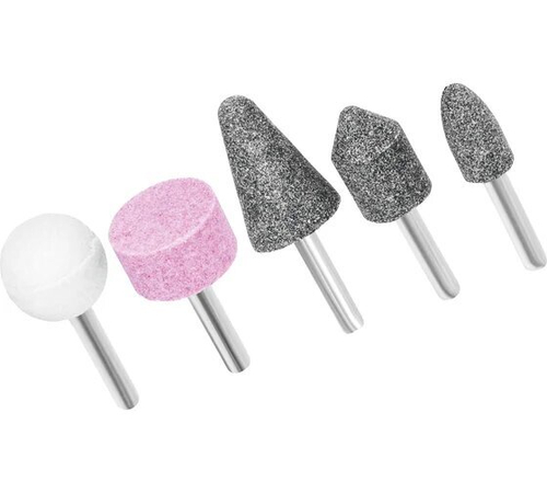 Набор шарошек абразивных 6мм 5шт Вертекс