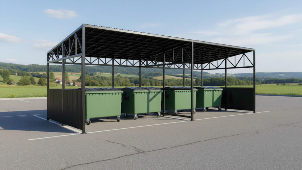 Контейнерная площадка 15000х6000х5300 мм SK00002