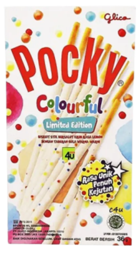 Pocky бисквитные палочки разноцветные