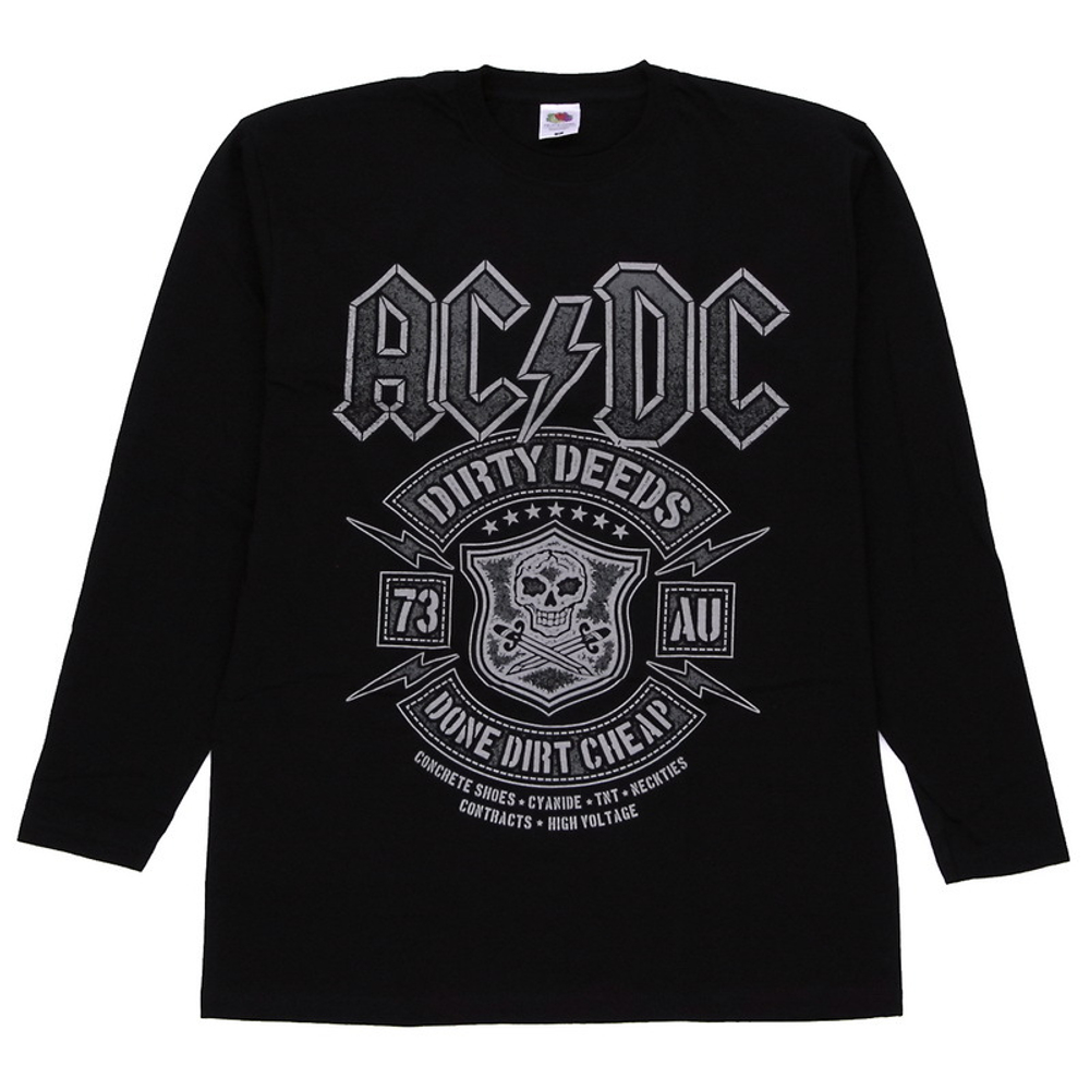 Футболка длинный рукав AC/DC Dirty Deeds (618)