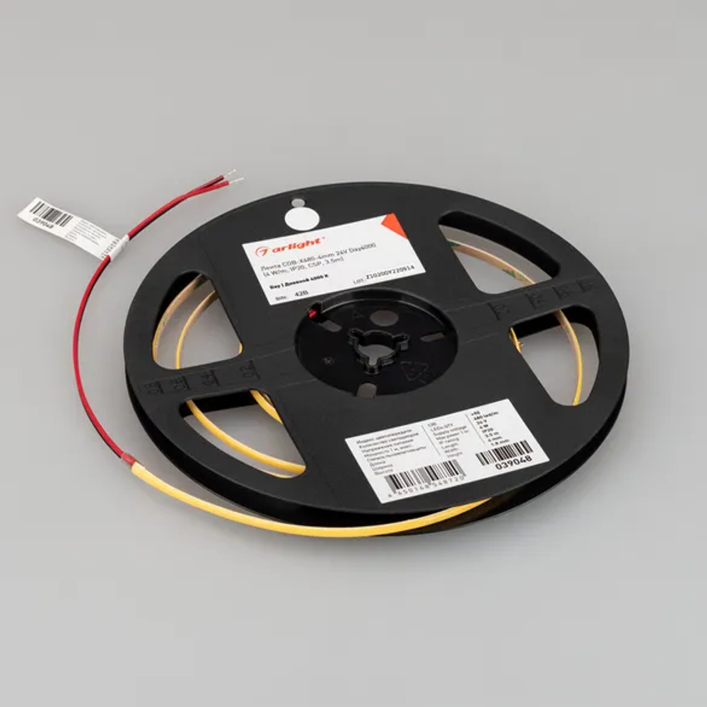 Светодиодная лента COB-X480-4mm 24V Day4000 (4 W/m, IP20, CSP, 5m) (Arlight, -) 042031