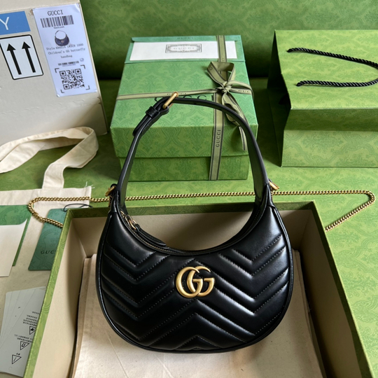 Gucci Marmont Half Moon Shaped Bag