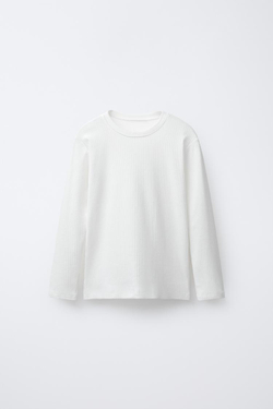 ZARA НАБОР ИЗ ДВУХ ТОПОВ, ЖЕЛТОВАТО-БЕЛЫЙ