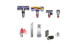 Вертикальный беспроводной пылесос Dyson V12 Detect Slim Absolute, 545Вт, серебристый/желтый 448884-01 EU