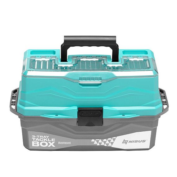 Ящик для снастей NISUS Tackle Box трехполочный бирюзовый (N-TB-3-Т)